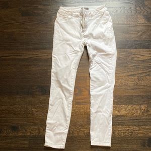 Size 26 DL1961 Florence cropped skinny white jeans